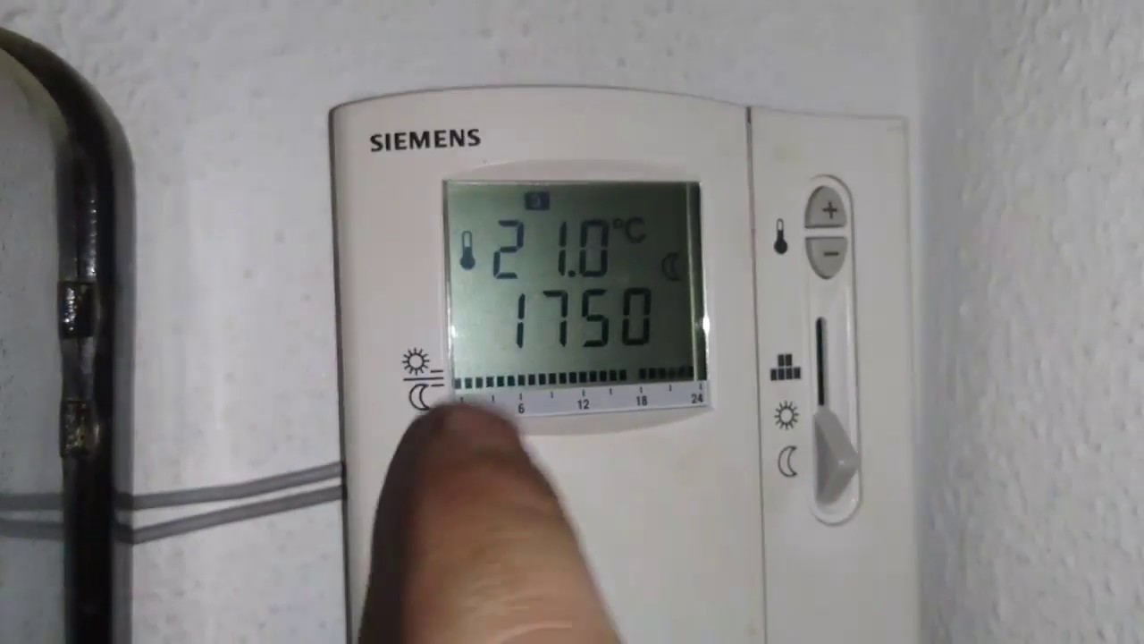 Supone Contratista Ventilar Termostato Siemens: Características - Termostatos